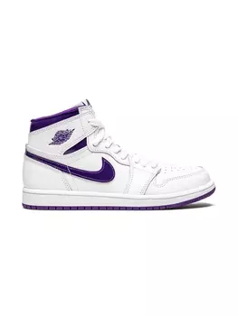Кроссовки Air Jordan 1 Retro High Jordan Kids, белый