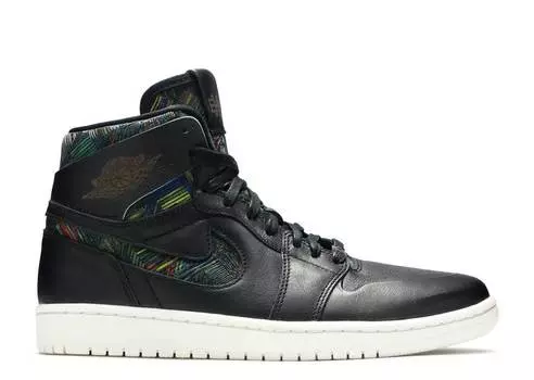 Кроссовки AIR JORDAN 1 RETRO HIGH NOUVEAU 'BHM', черный