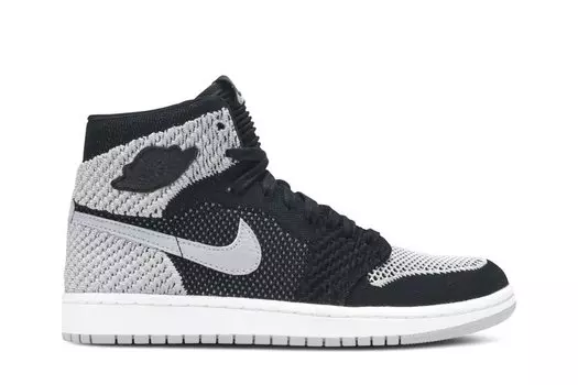 Кроссовки Air Jordan 1 Retro High OG Flyknit GS 'Shadow', черный