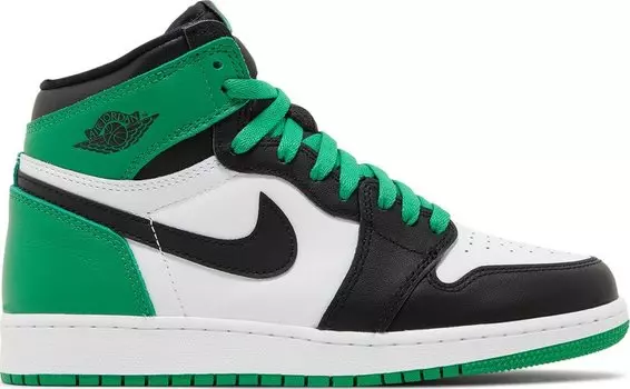 Кроссовки Air Jordan 1 Retro High OG GS 'Lucky Green', зеленый
