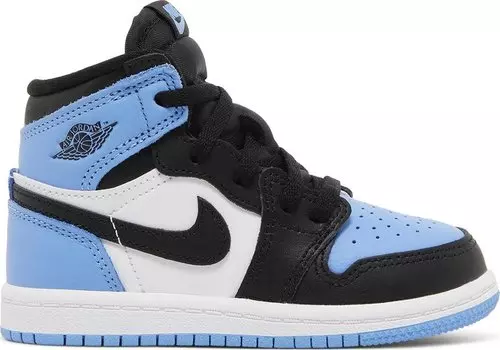 Кроссовки Air Jordan 1 Retro High OG TD 'UNC Toe', синий