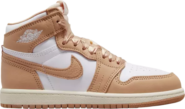 Кроссовки Air Jordan 1 Retro High OG PS 'Praline', загар