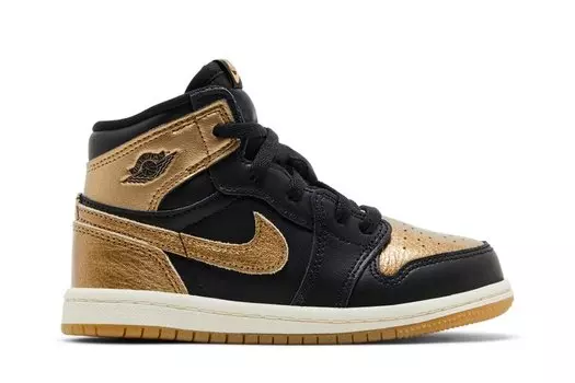Кроссовки Air Jordan 1 Retro High OG TD, цвет Black Gold