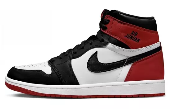 Кроссовки Air Jordan 1 Retro High OG 'Black Toe Reimagined', красный