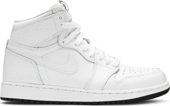 Кроссовки Air Jordan 1 Retro High OG BG Perforated, белый