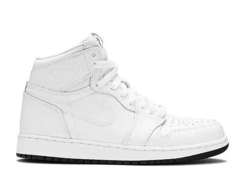 Кроссовки AIR JORDAN 1 RETRO HIGH OG BG 'PERFORATED', белый