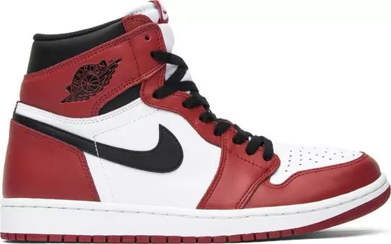 Кроссовки Air Jordan 1 Retro High OG Chicago 2015, красный