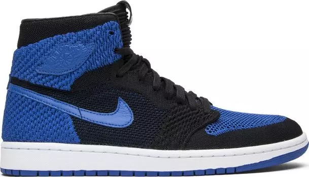 Кроссовки Air Jordan 1 Retro High OG Flyknit Royal, черный