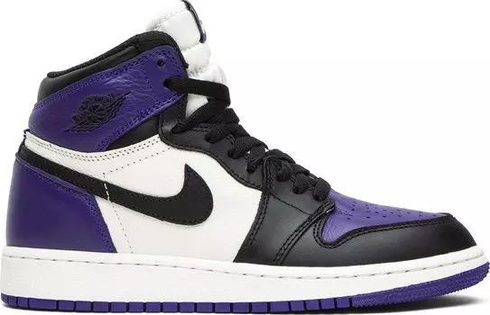 Кроссовки Air Jordan 1 Retro High OG GS Court Purple, фиолетовый