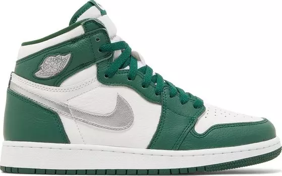 Кроссовки Air Jordan 1 Retro High OG GS Gorge Green, зеленый