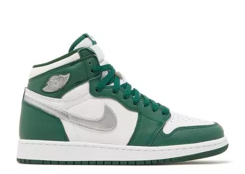 Кроссовки AIR JORDAN 1 RETRO HIGH OG GS 'GORGE GREEN', зеленый