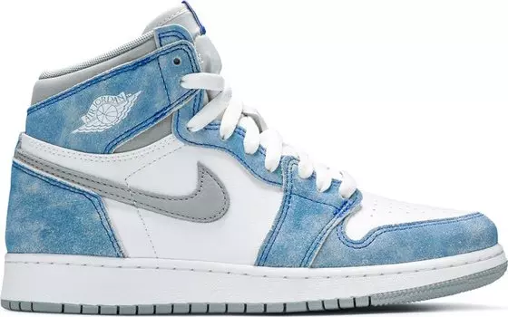 Кроссовки Air Jordan 1 Retro High OG GS Hyper Royal, синий