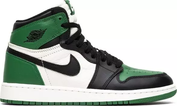 Кроссовки Air Jordan 1 Retro High OG GS Pine Green, зеленый