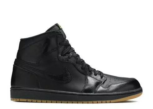 Кроссовки AIR JORDAN 1 RETRO HIGH OG 'GUM BOTTOM', черный