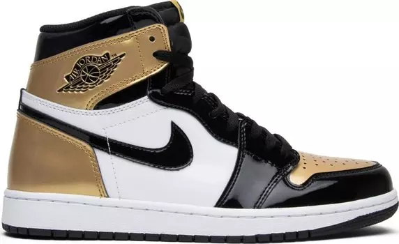 Кроссовки Air Jordan 1 Retro High OG NRG Gold Top 3, золотой