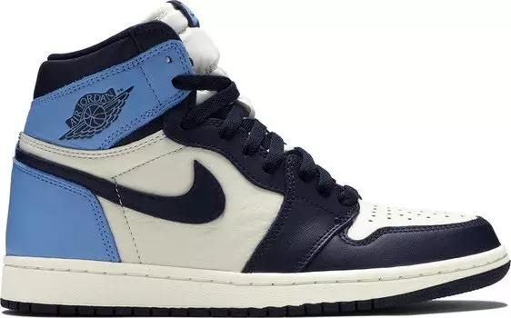 Кроссовки Air Jordan 1 Retro High OG Obsidian, синий
