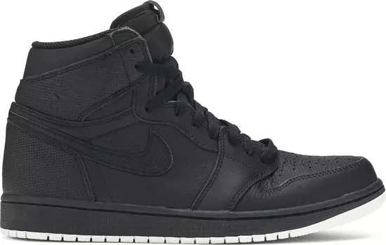 Кроссовки Air Jordan 1 Retro High OG Perforated, черный