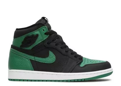 Кроссовки AIR JORDAN 1 RETRO HIGH OG 'PINE GREEN 2.0', черный