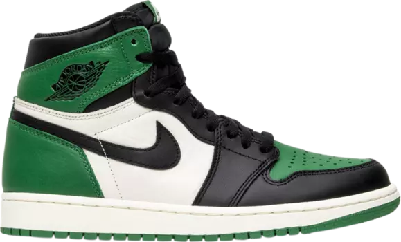 Кроссовки Air Jordan 1 Retro High OG Pine Green Sample, зеленый