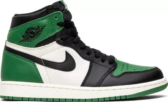 Кроссовки Air Jordan 1 Retro High OG Pine Green, зеленый