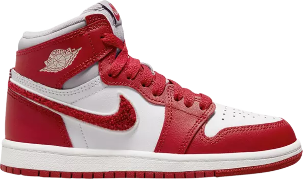 Кроссовки Air Jordan 1 Retro High OG PS Newstalgia Chenille, красный