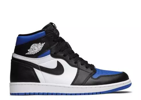 Кроссовки AIR JORDAN 1 RETRO HIGH OG 'ROYAL TOE', черный