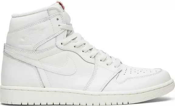 Кроссовки Air Jordan 1 Retro High OG Sail, белый