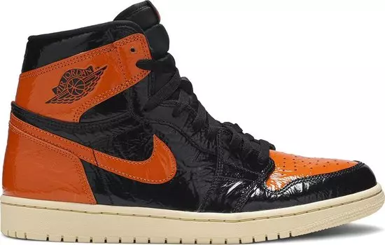 Кроссовки Air Jordan 1 Retro High OG Shattered Backboard 3.0, черный