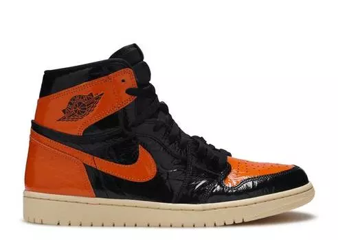 Кроссовки AIR JORDAN 1 RETRO HIGH OG 'SHATTERED BACKBOARD 3.0', черный