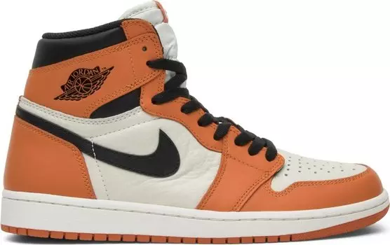 Кроссовки Air Jordan 1 Retro High OG Shattered Backboard Away, оранжевый