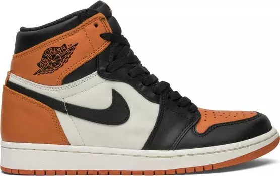 Кроссовки Air Jordan 1 Retro High OG Shattered Backboard, черный