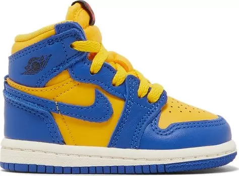 Кроссовки Air Jordan 1 Retro High OG TD Reverse Laney, желтый