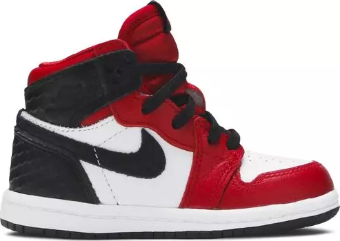 Кроссовки Air Jordan 1 Retro High OG TD Satin Red, красный