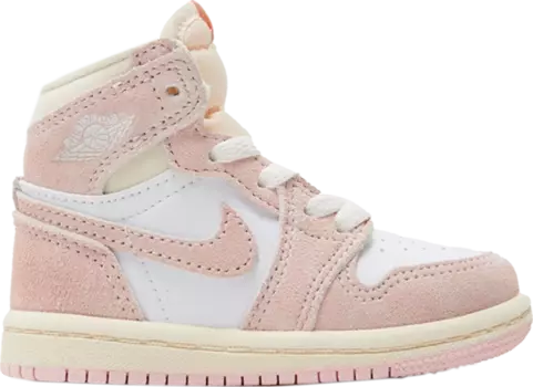 Кроссовки Air Jordan 1 Retro High OG TD Washed Pink, розовый