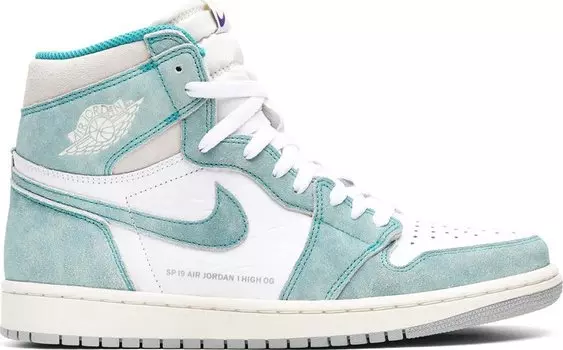 Кроссовки Air Jordan 1 Retro High OG Turbo Green, зеленый