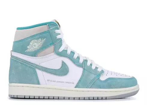 Кроссовки AIR JORDAN 1 RETRO HIGH OG 'TURBO GREEN', зеленый