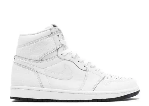 Кроссовки AIR JORDAN 1 RETRO HIGH OG 'WHITE PERFORATED', белый