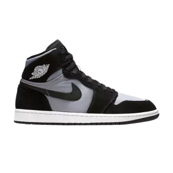 Кроссовки Air Jordan 1 Retro High Premium 'Wolf Grey', черный