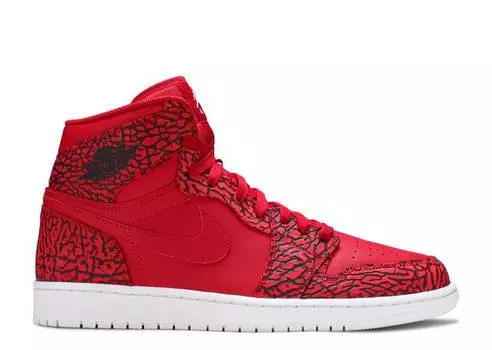Кроссовки AIR JORDAN 1 RETRO HIGH 'RED ELEPHANT', красный