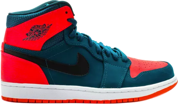 Кроссовки Air Jordan 1 Retro High Russell Westbrook, зеленый