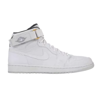 Кроссовки Air Jordan 1 Retro High Strap 'Just Don BHM', белый