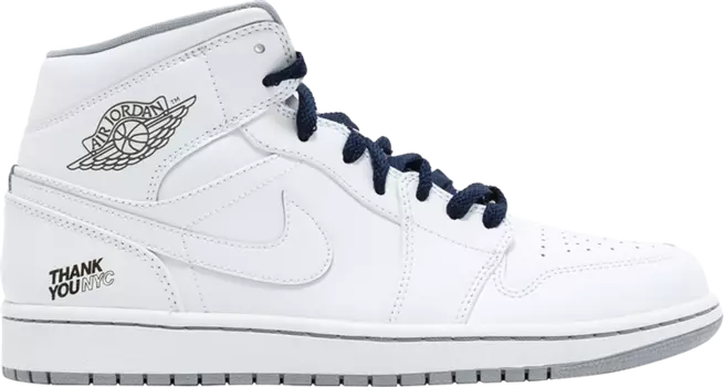 Кроссовки Air Jordan 1 Retro High Thank You NYC, белый