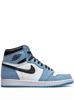 Кроссовки Air Jordan 1 Retro High University Blue, синий