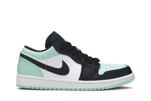 Кроссовки Air Jordan 1 Retro Low 'Emerald', зеленый