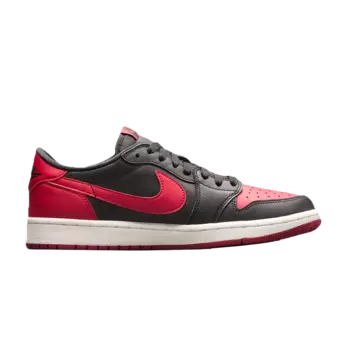 Кроссовки Air Jordan 1 Retro Low OG GS 'Bred', черный