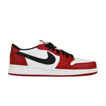 Кроссовки Air Jordan 1 Retro Low OG BG 'Chicago', красный