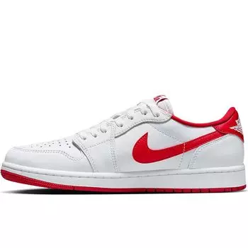 Кроссовки AIR JORDAN 1 RETRO LOW OG Jordan, цвет Wei/Rot/Wei