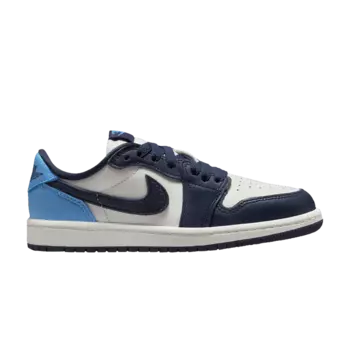 Кроссовки Air Jordan 1 Retro Low OG PS 'Obsidian UNC', синий