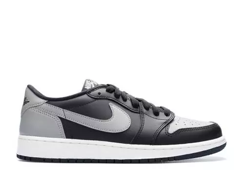 Кроссовки AIR JORDAN 1 RETRO LOW OG GS 'SHADOW', черный