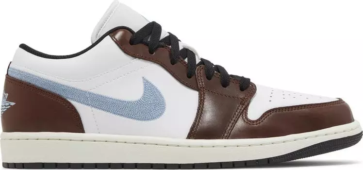 Кроссовки Air Jordan 1 Retro Low SE 'Brown Blue Grey', коричневый